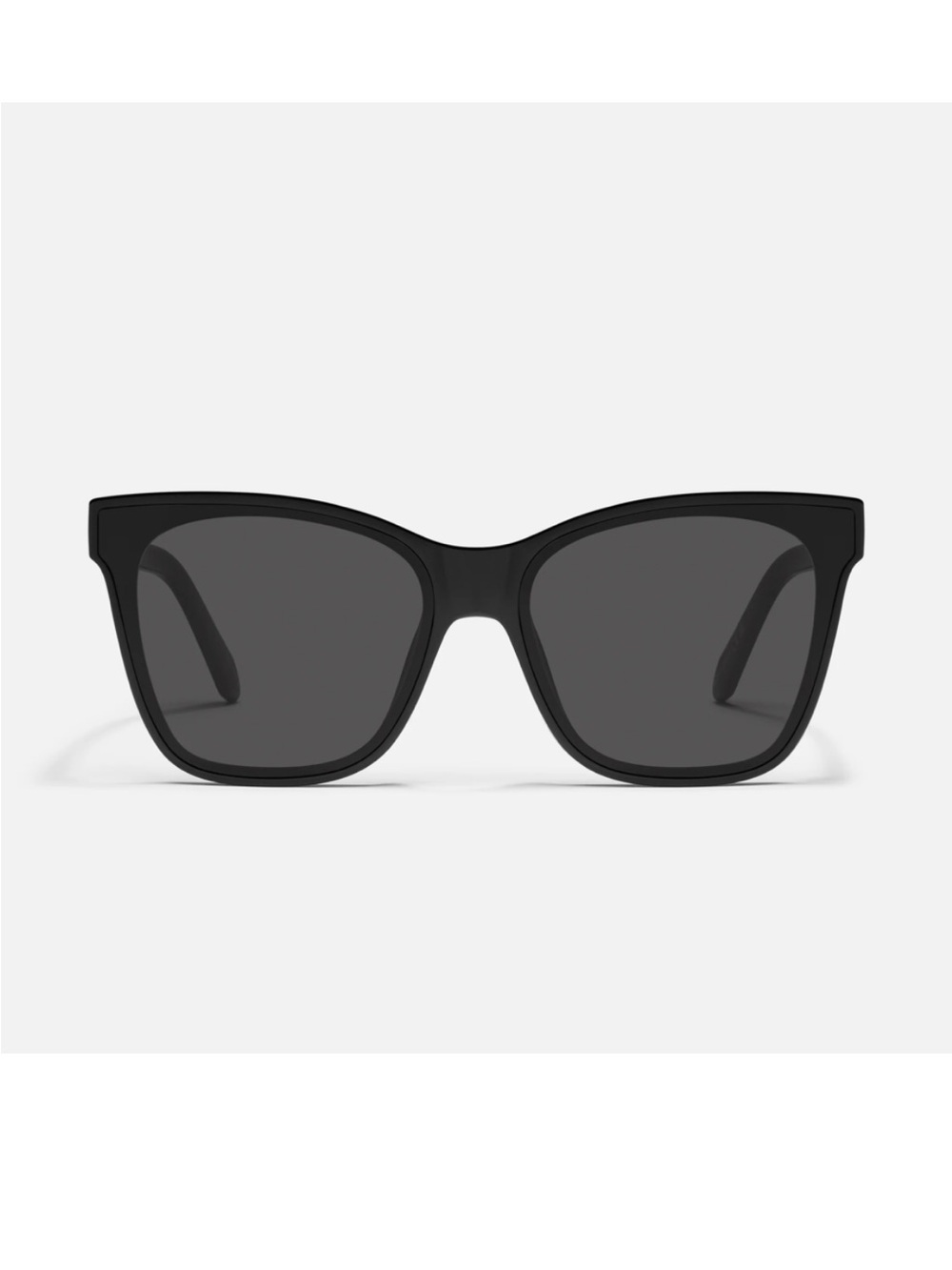 Quay Australia Black Oversized Sunglasses After Party in Black/Black
